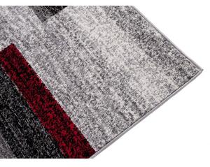 Kusový koberec Clea šedočervený 240x330cm
