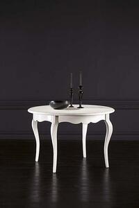 Kulatý stůl rozkládací AM302, italský stylový nábytek dekoru AM: ořech červotoč