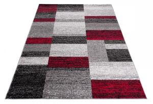 Kusový koberec Clea šedočervený 80x150cm