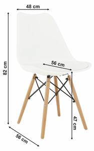 Jídelní židle Kenda (bílá). 1015634