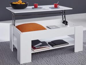 Výklopný konferenční stolek Universal, bílý