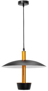 Toolight - Závěsná stropní lampa Plate - černá/zlatá - APP914-1CP