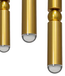 Toolight - Závěsná stropní lampa Bead - zlatá - APP471-3CP
