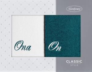 FROTÉ RUČNÍK ONA ON SADA 2 KS 50X90 CM VÍCEBAREVNÁ