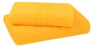 Set ručníku a osušky PRINTA oranžový