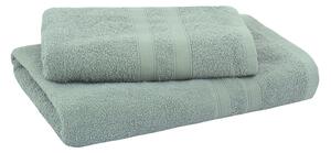 Set ručníku a osušky PRINTA šedý