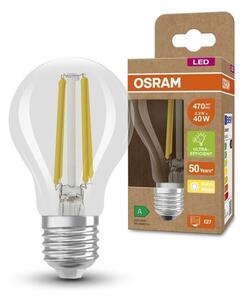 Průhledná ultra účinná LED žárovka E27 2,2 W ENERGY A, teplá bílá