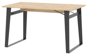 Jídelní stůl SOFT LT16 dub artisan/černá