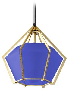 Toolight - Závěsná stropní lampa Diament - modrá - APP452-1CP