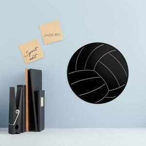 DUBLEZ | Vyřezávaný obraz ze dřeva - Volejbalový míč