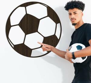DUBLEZ | Dřevěný 3D obraz - Fotbalový míč