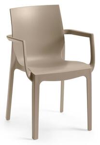 Rojaplast 91058 Křeslo Emma Armchair, taupe