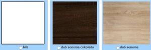 Maridex Skříň Grande 254 se 3 zrcadly Barva: Čokoláda