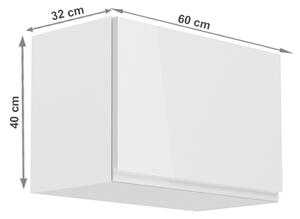 Horní kuchyňská skříňka G60K Aurellia (bílá + lesk bílý). 1015732