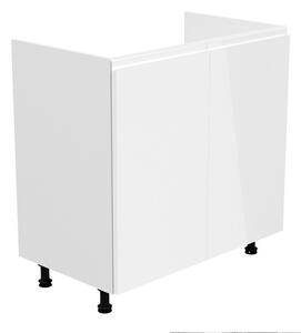 Drezová kuchyňská skříňka D80Z Aurellia (bílá + lesk bílý). 1015761