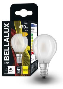 Matná LED žárovka E14 4W CLASSIC P, teplá bílá