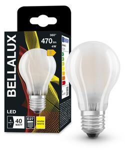Matná LED žárovka E27 4W CLASSIC A, teplá bílá