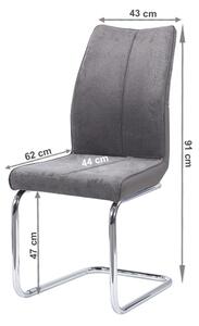 Jídelní židle Farilia (šedohnědá). 1015775