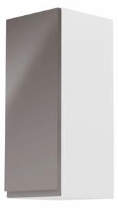 Horní kuchyňská skříňka G30 Aurellia (bílá + lesk šedý) (L). 1015800