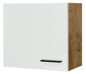 Horní kuchyňská skříňka Avila H60, dub lancelot/krémová, šířka 60 cm