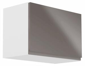 Horní kuchyňská skříňka G50K Aurellia (bílá + lesk šedý). 1015803