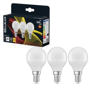 3x matná LED žárovka E14 3.3W CLASSIC P, teplá bílá