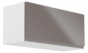 Horní kuchyňská skříňka G80K Aurellia (bílá + lesk šedý). Vlastní profesionální přeprava až k Vám domů 1015811