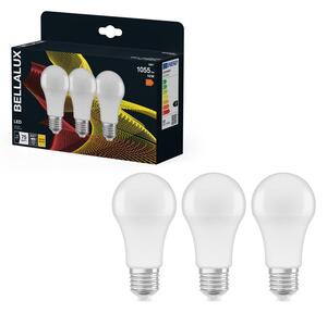 3x matná LED žárovka E27 10W CLASSIC A, teplá bílá