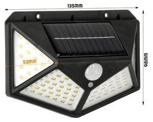 BERGE LED solární lampa s pohybovým senzorem TANGER 4W