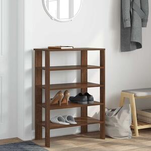 Botník hnědý dub 61x32x87,5 cm kompozitní dřevo