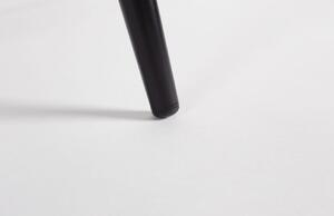 White Label Černý set dvou odkládacích stolků WLL DAVEN 40/50 cm