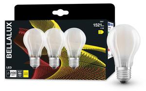 3x matná LED žárovka E27 11W CLASSIC A, teplá bílá