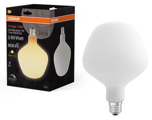 Matná LED žárovka E27 7.3W VINTAGE BIG APPLE, teplá bílá