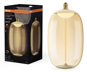 Designová LED žárovka E27 12W VINTAGE ELIPSE/OVAL, teplá bílá