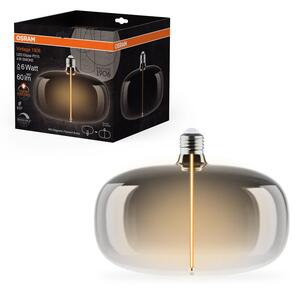 Kouřová LED žárovka E27 4W VINTAGE ELIPSE, teplá bílá