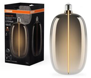 Kouřová LED žárovka E27 4.8W VINTAGE ELIPSE/OVAL, teplá bílá