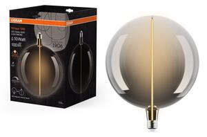 Kouřová LED žárovka E27 4.8W VINTAGE GLOBE, teplá bílá