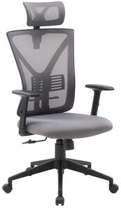 Kancelářská židle Image, šedá látka