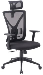 Kancelářská židle Image, černá látka