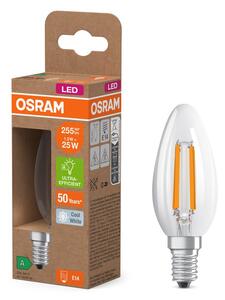 LED žárovka ultra účinná E14 1.2W CLASSIC B, studená bílá