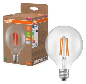 Ultra účinná LED žárovka E27 5W GLOBE95, studená bílá