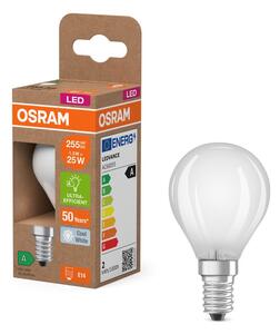 Ultra účinná LED žárovka E14 1.2W CLASSIC P, studená bílá
