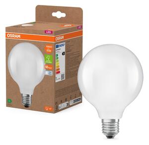 Ultra účinná LED žárovka matná E27 5W GLOBE95, studená bílá