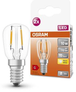 2x mini LED žárovka E14 1.3W, teplá bílá