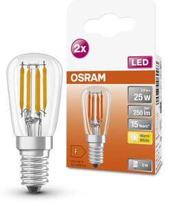 2x mini LED žárovka E14 2.8W, teplá bílá