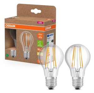 Ultra účinná LED žárovka čirá E27 2.2W CLASSIC A, teplá bílá