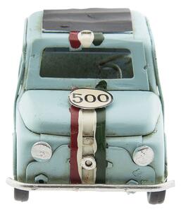 Malý kovový retro model auta Fiat 500 - 11*5*5 cm
