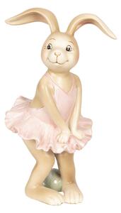 Dekorace králičí dívka v sukýnce - 7*7*13 cm