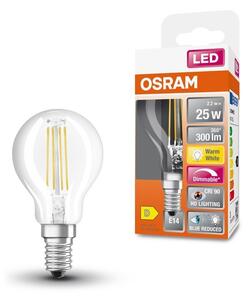 Průhledná LED žárovka E14 SUPERSTAR CRI 90, teplá bílá