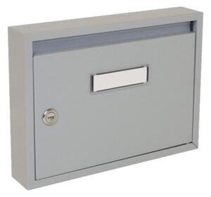 Poštovní schránka DLS-E-01_S, vhoz formát A4, interierové schránky, šedá RAL 7040
